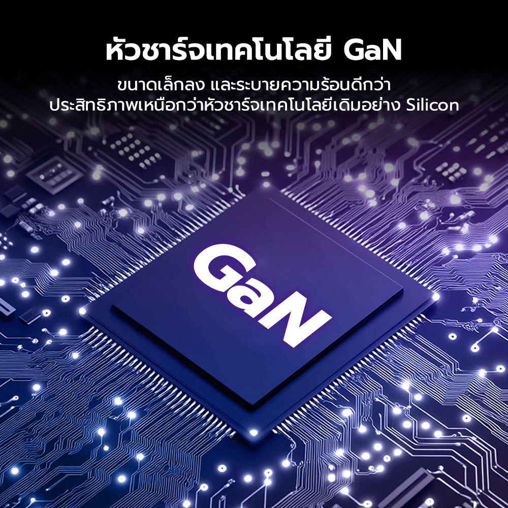 หัวชาร์จ 45W ZTEC ZA452 รองรับเทคโนโลยีชาร์จด่วน PD ขาปลั๊กไทย ได้รับมาตรฐาน มอก._8